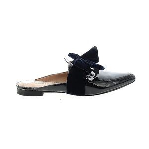 BR Patent Leather Bow Mules